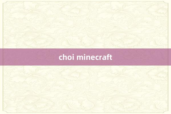 choi minecraft